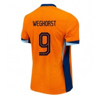 Camiseta Países Bajos Wout Weghorst #9 Primera Equipación Eurocopa 2024 manga corta